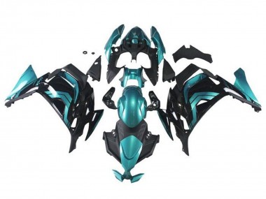2020-2025 Teal Blue Black Kawasaki Ninja 650 EX650 Motorcycle Fairings Canada