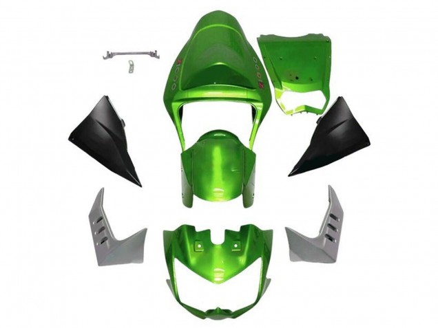 2003-2006 Green Matte Black Kawasaki Z1000 Motorcycle Fairings Canada