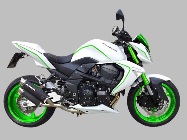 2007-2009 White Green Kawasaki Z1000 Motorcycle Fairings Canada