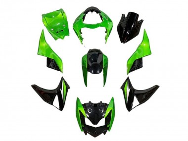2007-2009 Green Glossy Black Kawasaki Z1000 Motorcycle Fairings Canada