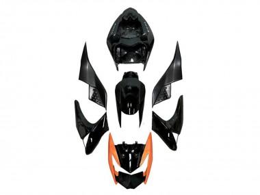 2007-2009 Glossy Black Orange Kawasaki Z1000 Motorcycle Fairings Canada