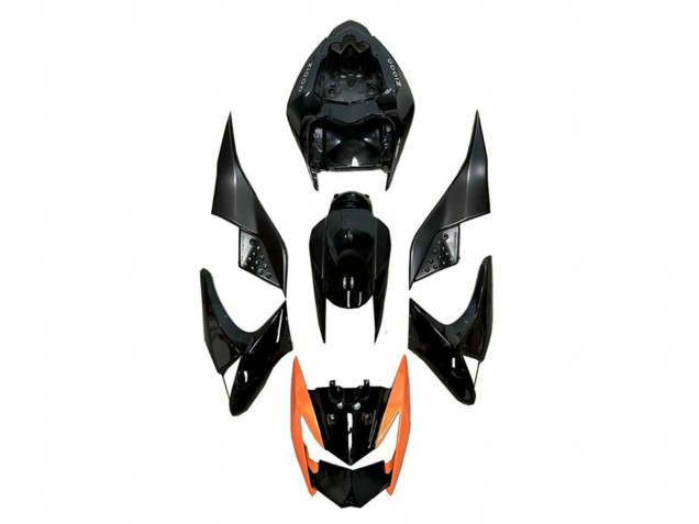 2007-2009 Glossy Black Orange Kawasaki Z1000 Motorcycle Fairings Canada