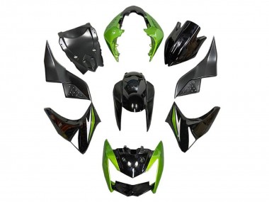 2007-2009 Green Glossy Black Silver Kawasaki Z1000 Motorcycle Fairings Canada