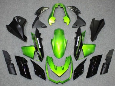 2010-2013 Green Black Kawasaki Z1000 Motorcycle Fairings Canada