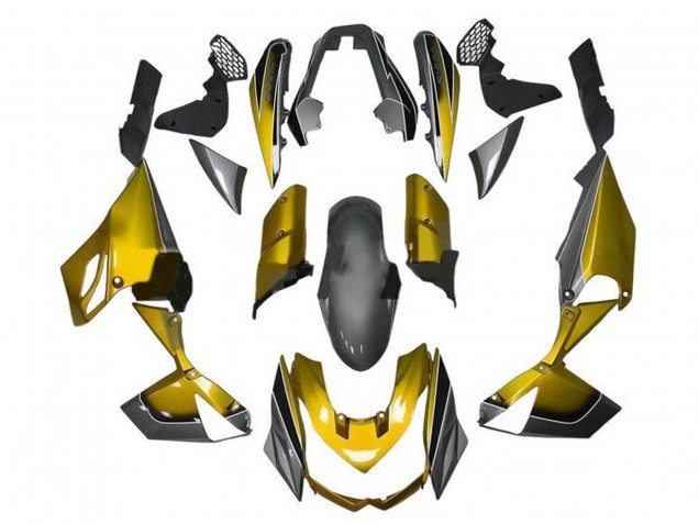2010-2013 Gold Kawasaki Z1000 Motorcycle Fairings Canada