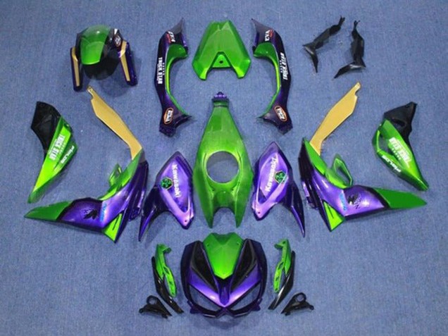 2014-2019 Green Yellow Purple Black Kawasaki Z1000 Motorcycle Fairings Canada