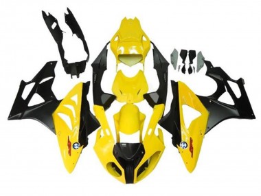 2009-2014 Yellow Matte Black BMW S1000RR Motorcycle Fairings Canada