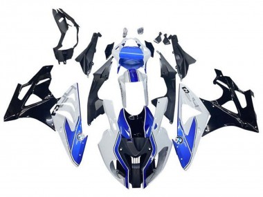 2009-2014 White Blue Glossy Black HP BMW S1000RR Motorcycle Fairings Canada