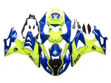 2009-2014 Blue Yellow HP BMW S1000RR Motorcycle Fairings Canada