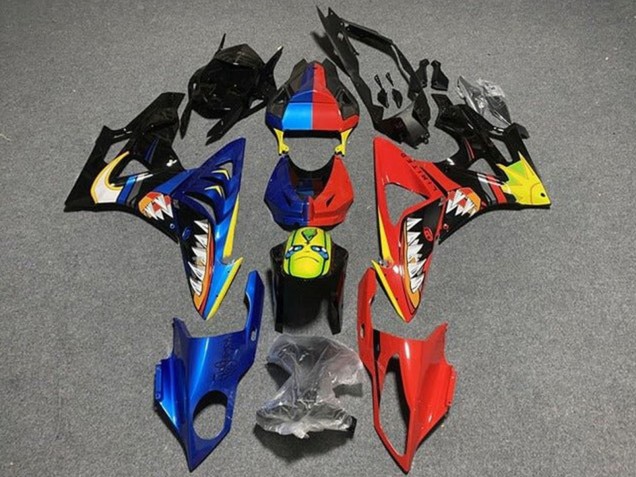 2009-2014 Blue Red Yellow Black Shark BMW S1000RR Motorcycle Fairings Canada