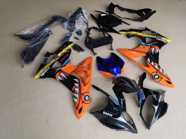 2009-2014 Yellow Blue Orange Black Shark BMW S1000RR Motorcycle Fairings Canada