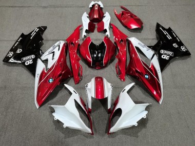2009-2014 White Red Glossy Black Castrol BMW S1000RR Motorcycle Fairings Canada