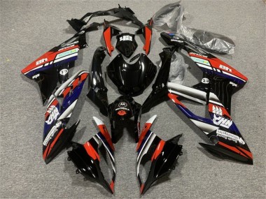 2015-2016 White Red Blue Glossy Black Stripe BMW S1000RR Motorcycle Fairings Canada