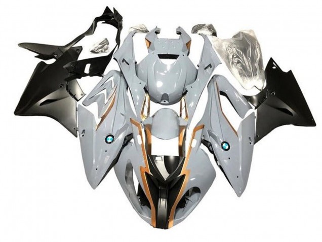 2015-2016 Nardo Grey Gold Matte Black BMW S1000RR Motorcycle Fairings Canada