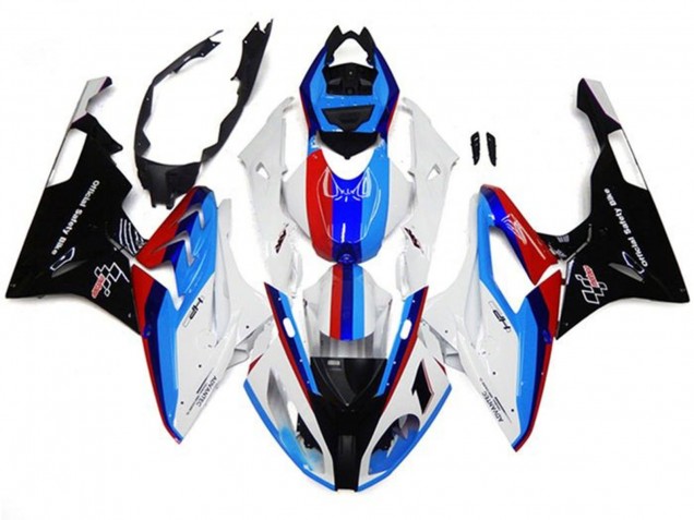 2017-2018 White Blue Red Black Stripe BMW S1000RR Motorcycle Fairings Canada