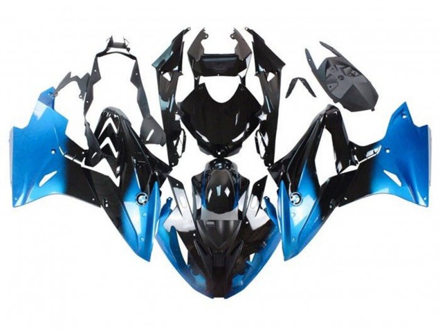 2017-2018 Blue Glossy Black Fade BMW S1000RR Motorcycle Fairings Canada