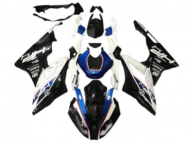 2017-2018 White Blue Glossy Black HP BMW S1000RR Motorcycle Fairings Canada