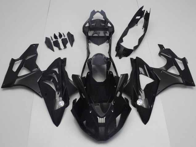 2017-2018 Glossy Black Matte Black BMW S1000RR Motorcycle Fairings Canada