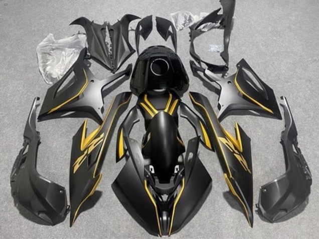 2019-2022 Matte Black Gold BMW S1000RR Motorcycle Fairings Canada