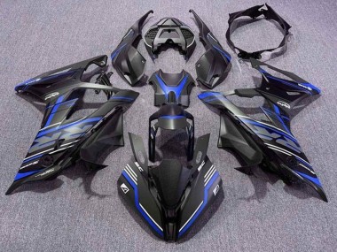 2019-2022 Matte Black Blue White Stripe BMW S1000RR Motorcycle Fairings Canada