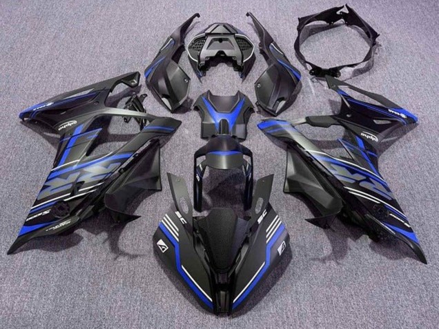 2019-2022 Matte Black Blue White Stripe BMW S1000RR Motorcycle Fairings Canada