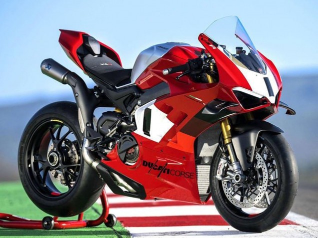 2022-2024 Silver White Red Corse Ducati Panigale V4 V4S Motorcycle Fairings Canada
