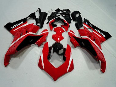 2020-2021 Red White Glossy Black Stripe Ducati Panigale V4 V4S Motorcycle Fairings Canada