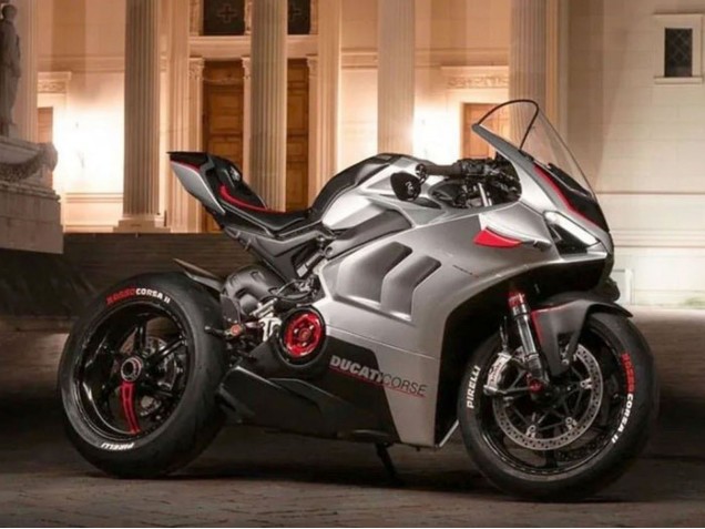 2020-2021 Silver Red Black Ducati Panigale V4 V4S Motorcycle Fairings Canada