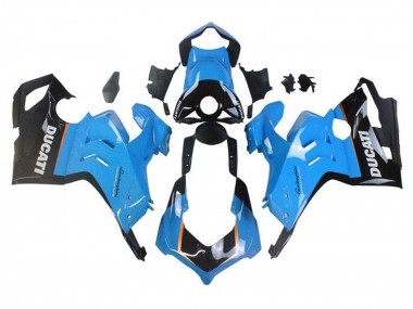 2020-2021 Light Blue Orange Glossy Black Ducati Panigale V4 V4S Motorcycle Fairings Canada