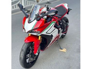 2017-2022 Red White Green Stripe Ducati Supersport 939/939S Motorcycle Fairings Canada