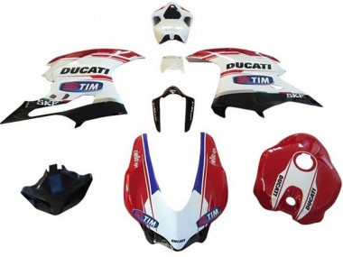 2015-2020 White Red Blue Glossy Black Tim Ducati 959/1299 Motorcycle Fairings Canada