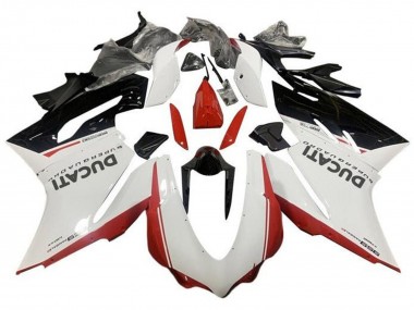 2015-2020 White Red Glossy Black Ducati 959 Motorcycle Fairings Canada