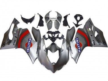 2011-2014 Silver Red Blue Martini Ducati Panigale 1199 Motorcycle Fairings Canada