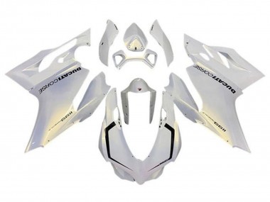 2011-2014 Pearl White Corse Ducati Panigale 1199 Motorcycle Fairings Canada
