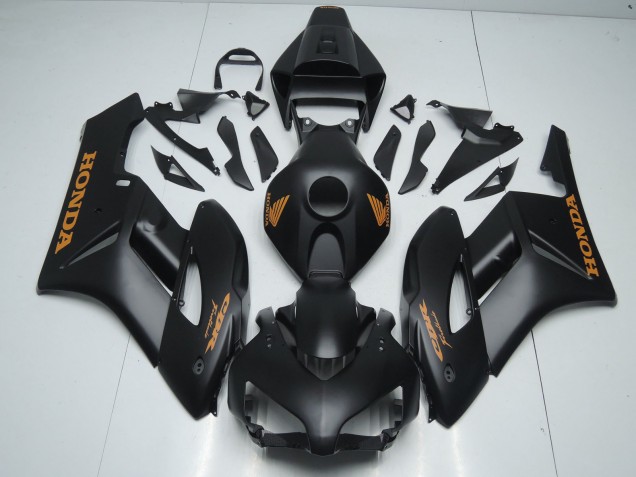 2004-2005 Matte Black Orange Decals Honda CBR1000RR Motorcycle Fairings Canada