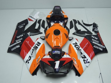 2004-2005 Orange White Red Glossy Black Repsol RCV 1 Honda CBR1000RR Motorcycle Fairings Canada
