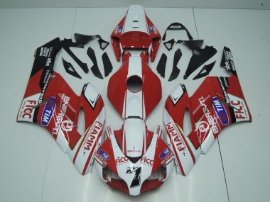 2004-2005 White Red Blue Black Fiamm Ficc 7 Honda CBR1000RR Motorcycle Fairings Canada