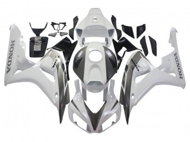 2006-2007 White Grey Honda CBR1000RR Motorcycle Fairings Canada