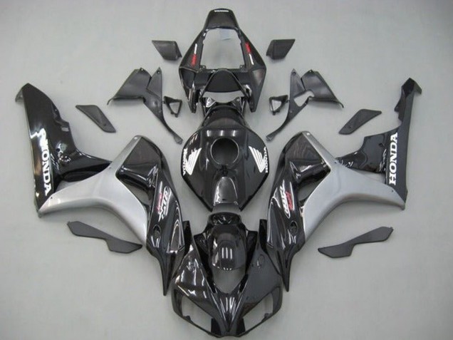 2006-2007 Silver Glossy Black Honda CBR1000RR Motorcycle Fairing Canada