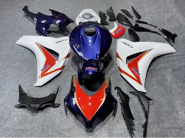 2008-2011 White Red Dark Blue Gold HRC Honda CBR1000RR Motorcycle Fairings Canada