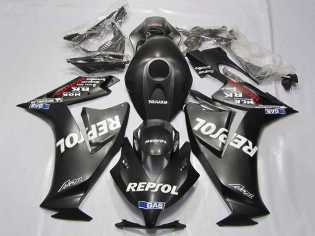 2012-2016 Matte Black White Repsol Honda CBR1000RR Motorcycle Fairings Canada