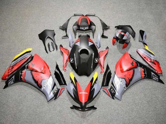2012-2016 Red Yellow Grey Matte Black Red Bull Honda CBR1000RR Motorcycle Fairings Canada