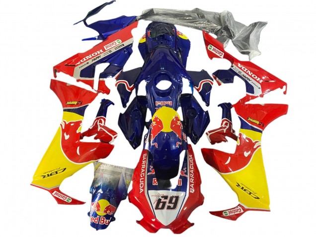 2017-2023 Blue Yellow Red Bull Hayden Honda CBR1000RR Motorcycle Fairings Canada