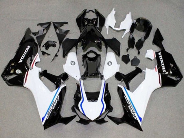 2017-2023 White Blue Glossy Black Stripe Honda CBR1000RR Motorcycle Fairings Canada