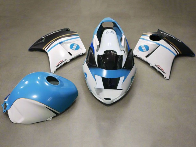 1996-2007 White Blue Black Konica Minolta Honda CBR1100XX Blackbird Motorcycle Fairings Canada