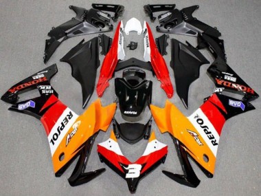 2013-2015 Orange White Red Glossy Black Repsol Honda CBR500R Motorcycle Fairings Canada