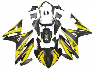 2016-2018 Yellow Matte Black Honda CBR500R Motorcycle Fairings Canada