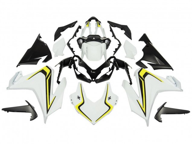 2019-2021 White Yellow Black Honda CBR500R Motorcycle Fairings Canada