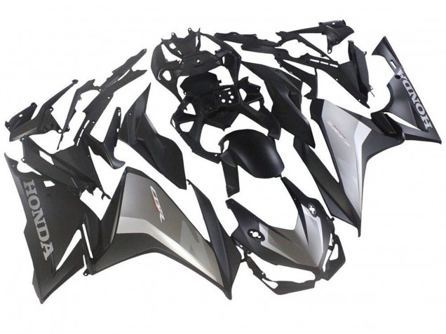 2019-2021 Silver Matte Black Honda CBR500R Motorcycle Fairings Canada
