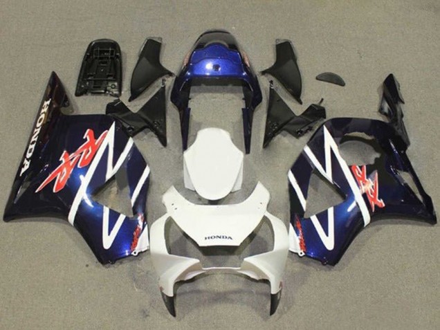 2002-2003 Blue White Glossy Black Honda CBR900RR 954 Motorcycle Fairings Canada